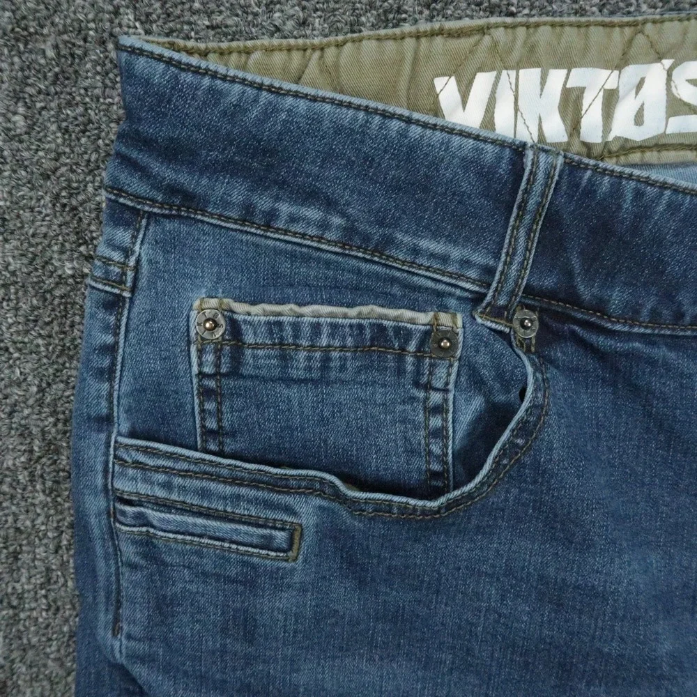 VIKTOS Jeans Mens 38x32 Blue Taculus CCW Coolmax Concealed Carry Stretch Denim